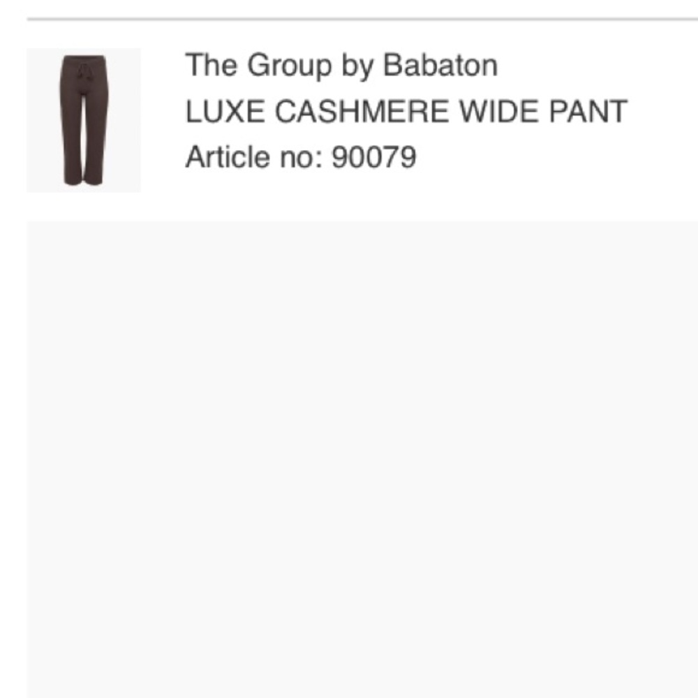 The Group by Babaton LUXE CASHMERE WIDE PANT - Picture 10 of 10